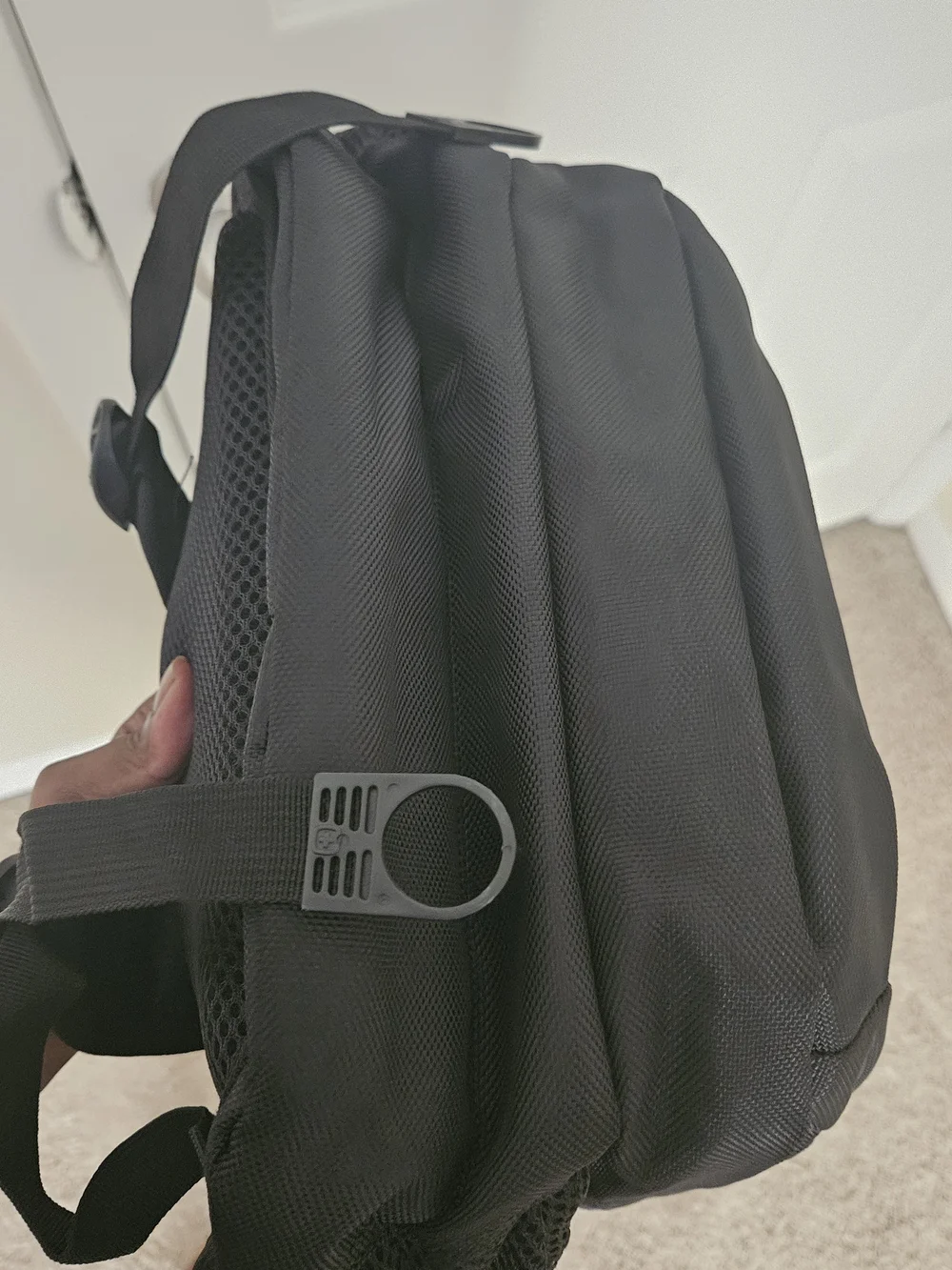 UNIF Black Men's Backpack - Versatile Travel & Work Bag